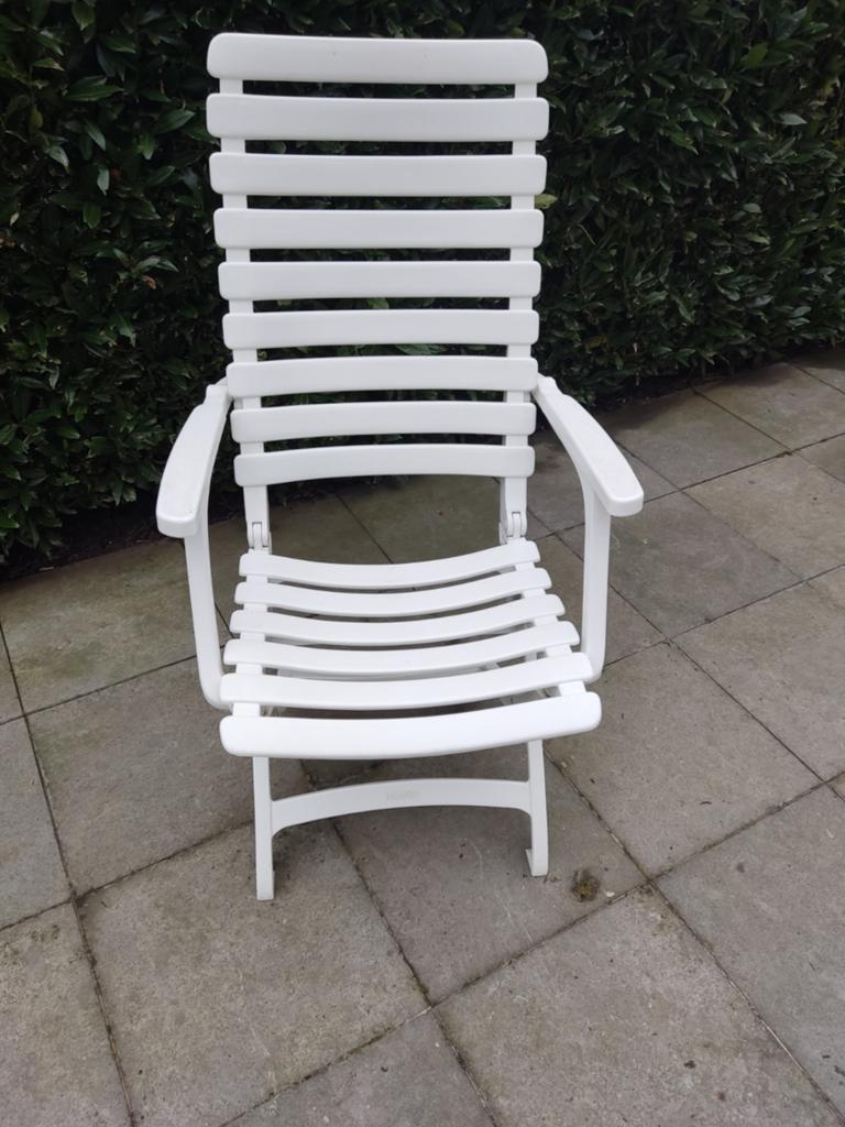 Gratis 4 tuinstoelen verstelbaar in 6 standen, Tuin en Terras, Tuinstoelen, Verstelbaar, Ophalen