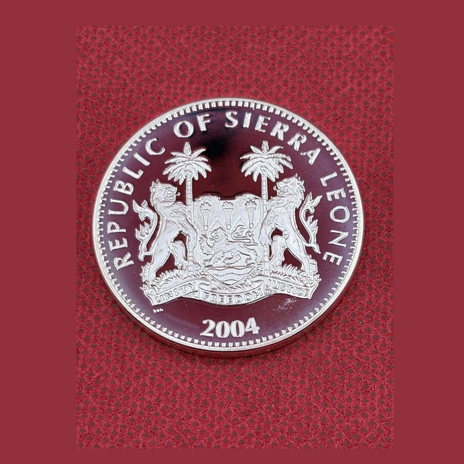 Sierra Leone 10$ 2006 World Cup Germany - Wechelderzande, Ophalen of Verzenden, Zo goed als nieuw, Overige typen