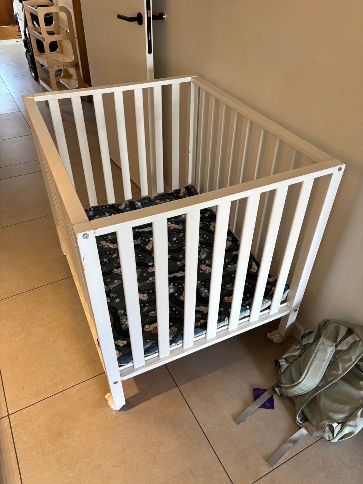 Baby park, Ophalen, Gebruikt, Rechthoekig, In hoogte verstelbaar
