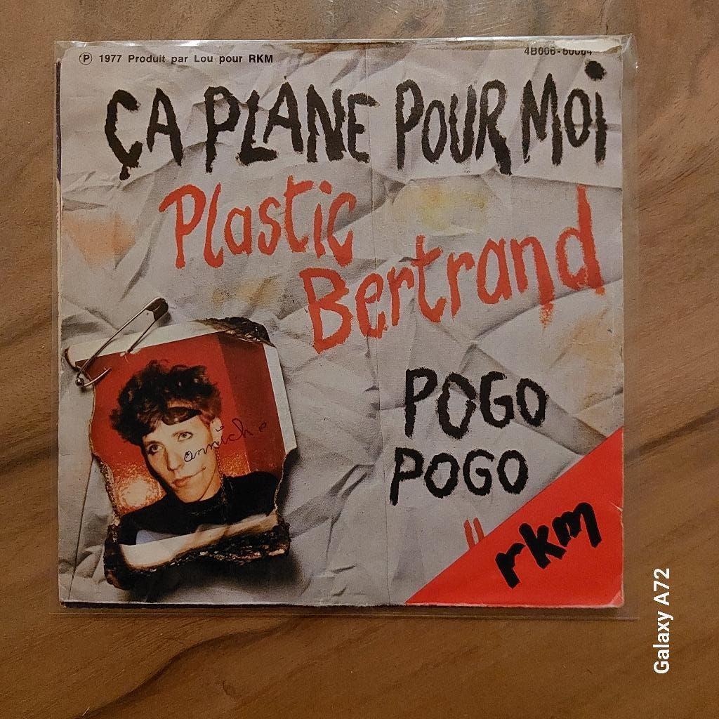 plastic bertrand ca plane pour moi, Enlèvement ou Envoi, Single, 1970 - 1979, Utilisé