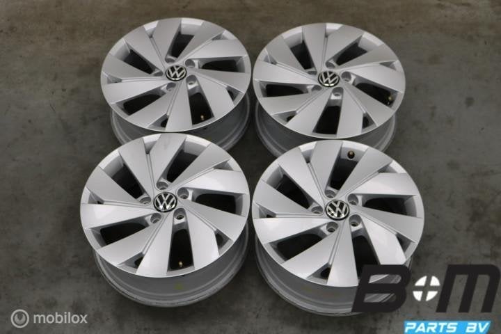 ORIGINEEL! 17 inch Belmont velgen VW Golf / Caddy 5H0601025B, Auto-onderdelen, Gebruikt, Velg(en), 17 inch, Personenwagen