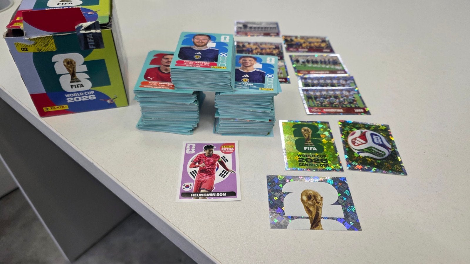 Panini-stickers 700 stuks gemengd + EXTRA