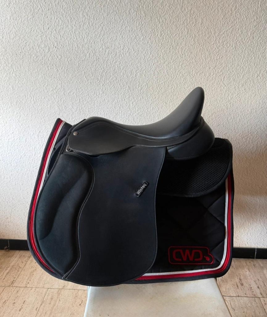 Selle wintec cair 500 mixte 17", Animaux & Accessoires, Enlèvement, Comme neuf, Récréation