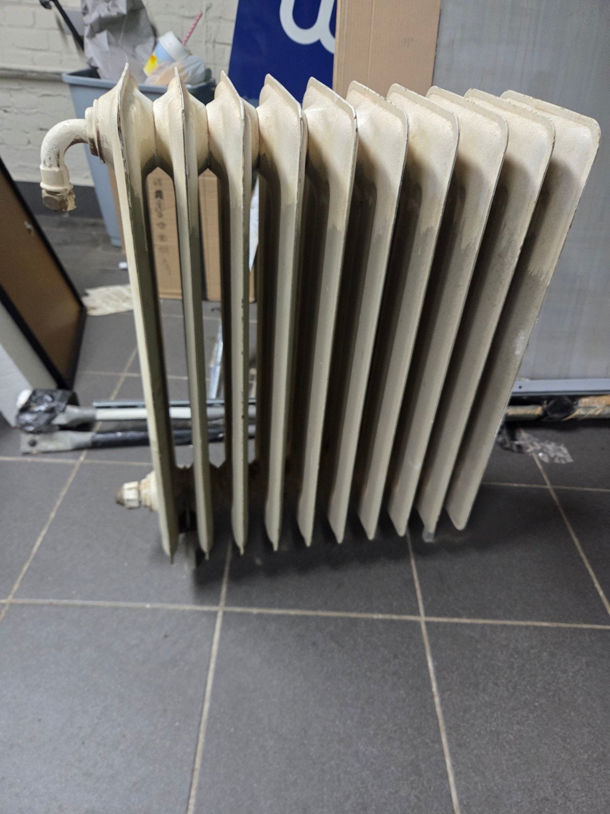 Gietijzeren radiator, Enlèvement, Radiateur