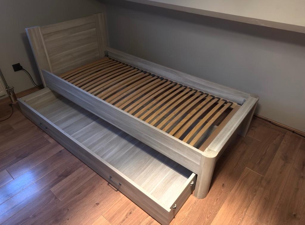 Compleet bed, Ophalen, Gebruikt, 90 cm, Eenpersoons