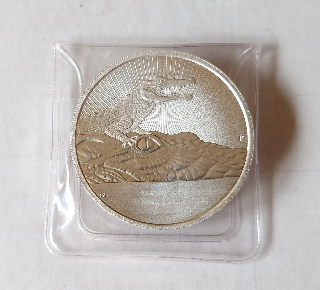 2 oz Next Generation Krokodile Baby 2019 munt, Timbres & Monnaies, Monnaies | Océanie, Envoi, Monnaie en vrac, Argent