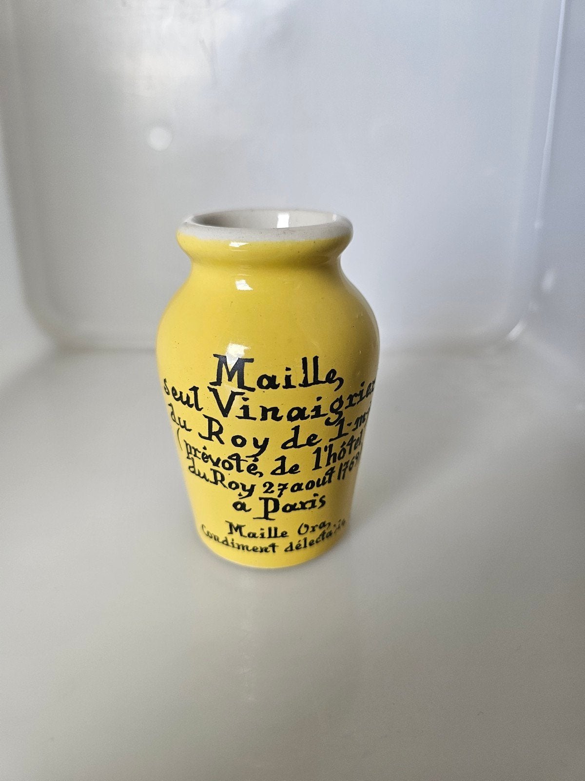 Oud mosterdpotje Maille retro vintage, Ophalen of Verzenden