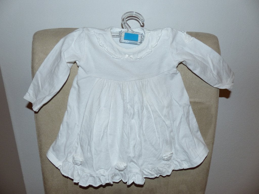 Robe blanche Jottum pour fille - taille 62, Robe ou Jupe, Enlèvement ou Envoi, Jottum, Comme neuf