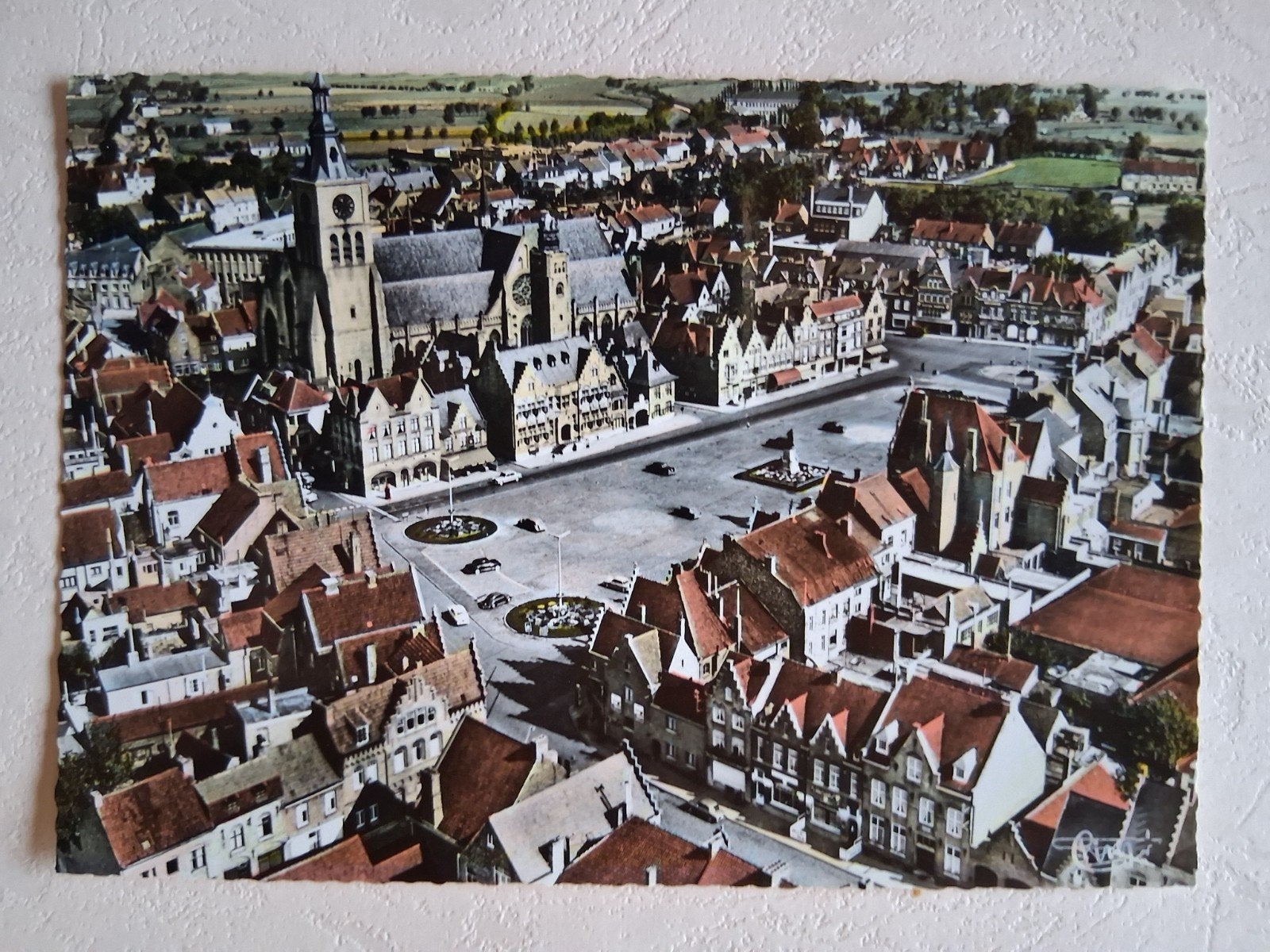 postkaart Luchtopname van Diksmuide, Ophalen of Verzenden