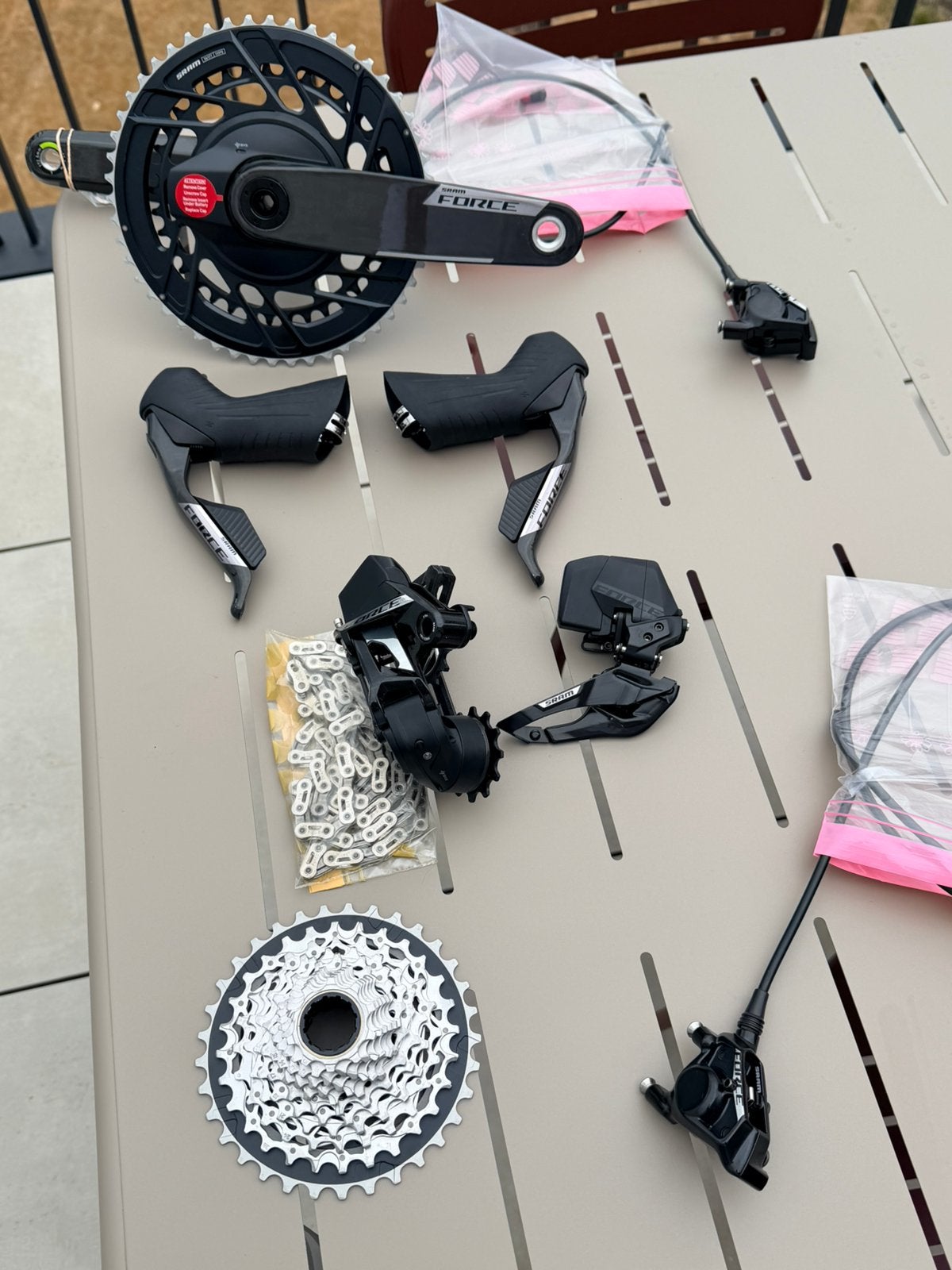 SRAM Force E1 2x12 Groepset, Fietsen en Brommers, Ophalen of Verzenden, Zo goed als nieuw