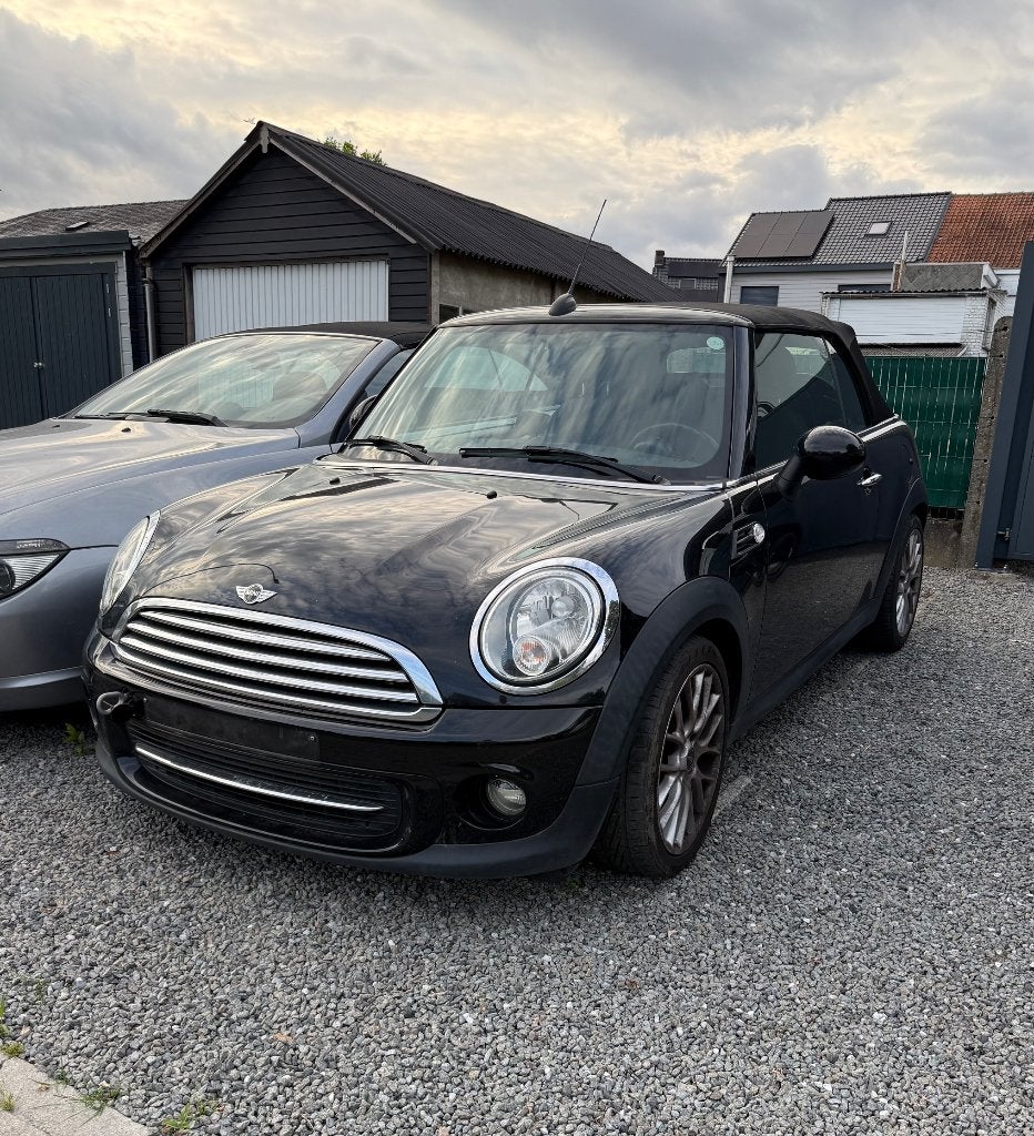 Mini Cooper D cabrio, Auto's, Mini, Voorwielaandrijving, Stof, Cabriolet, Zwart