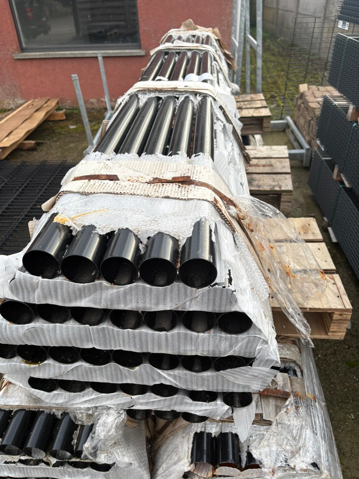 Hekwerk palen, Tuin en Terras, Ophalen, Nieuw, IJzer, Overige typen