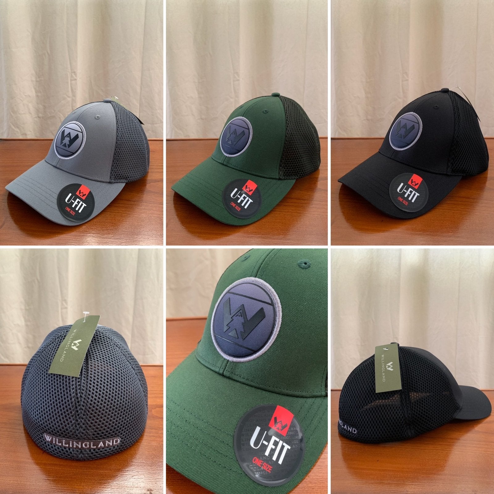 NEUF – Lot x3 Casquettes WILLINGLAND, Kleding | Heren, Ophalen of Verzenden, Nieuw, One size fits all, Pet