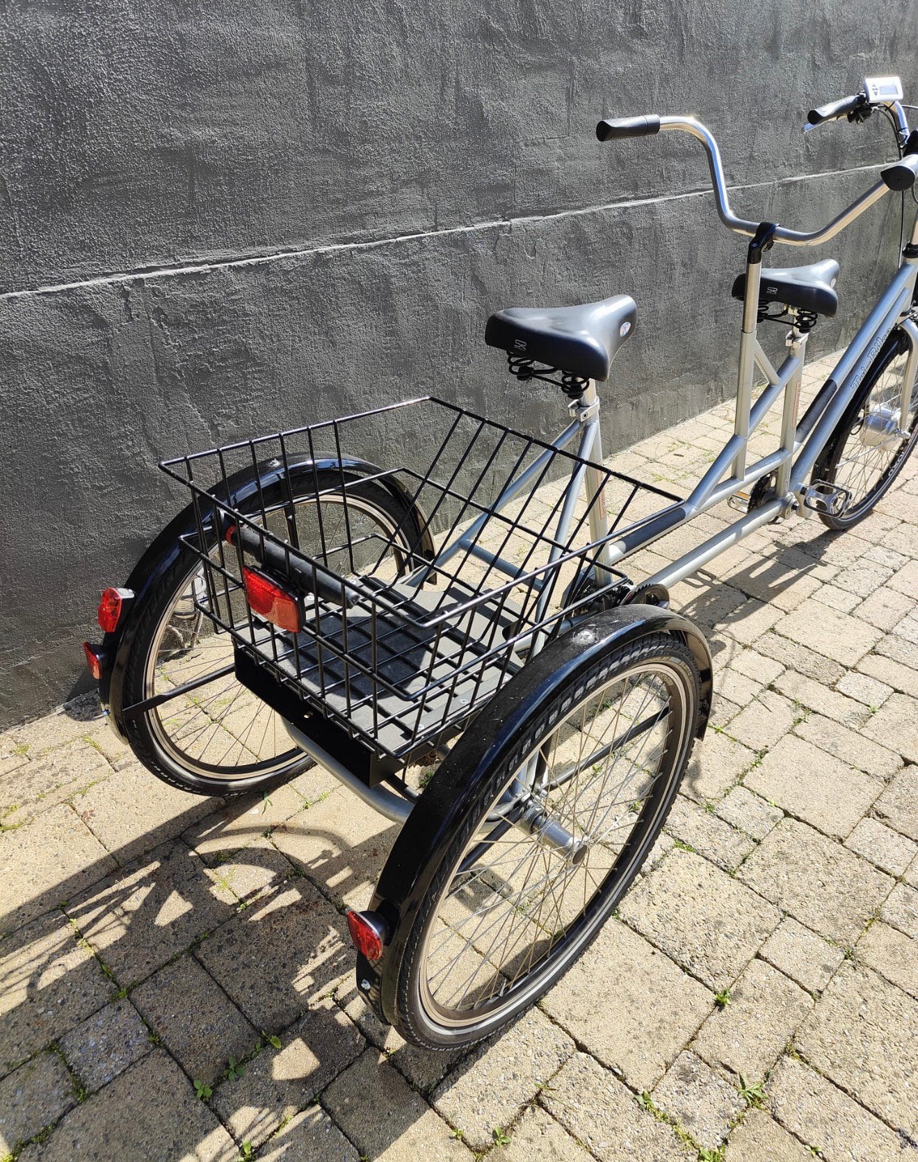 Pragtige Elektrische tandem driewielfiets tribike 3wieler, Fietsen en Brommers, Ophalen of Verzenden, Zo goed als nieuw