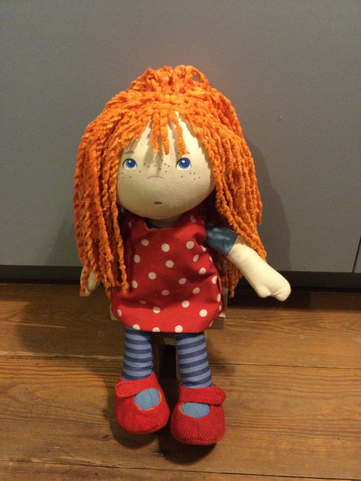 HABA-lappenpop Mette (30 cm), Ophalen, Oranje, Overige merken, Zo goed als nieuw