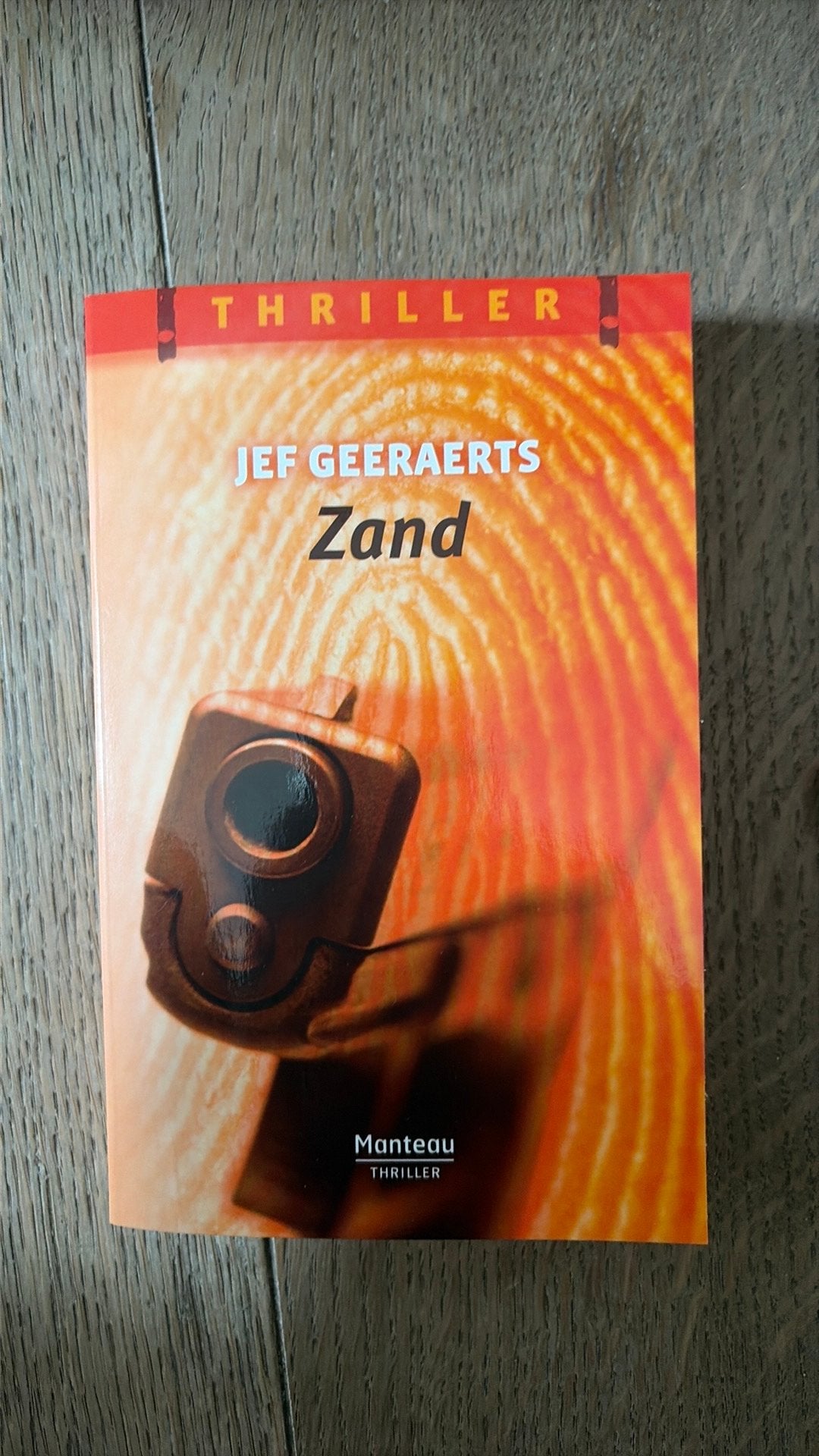 Thriller - Zand - Jef Geeraerts, Ophalen of Verzenden, Zo goed als nieuw