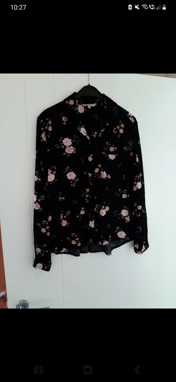 Mooie blouse met bloemprinten, Ophalen, Maat 38/40 (M)