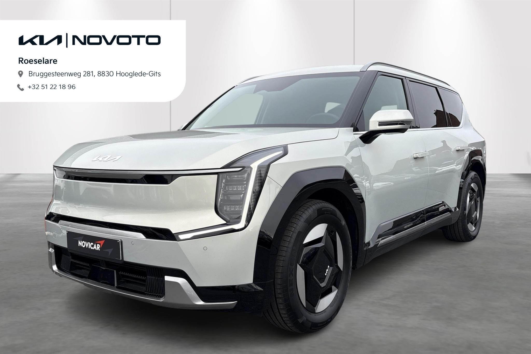 Kia EV9 BEV 99.8 kWh Earth - LEDER + GPS + CAMERA, Autos, EV9, Entreprise, 7 places, Carnet d'entretien