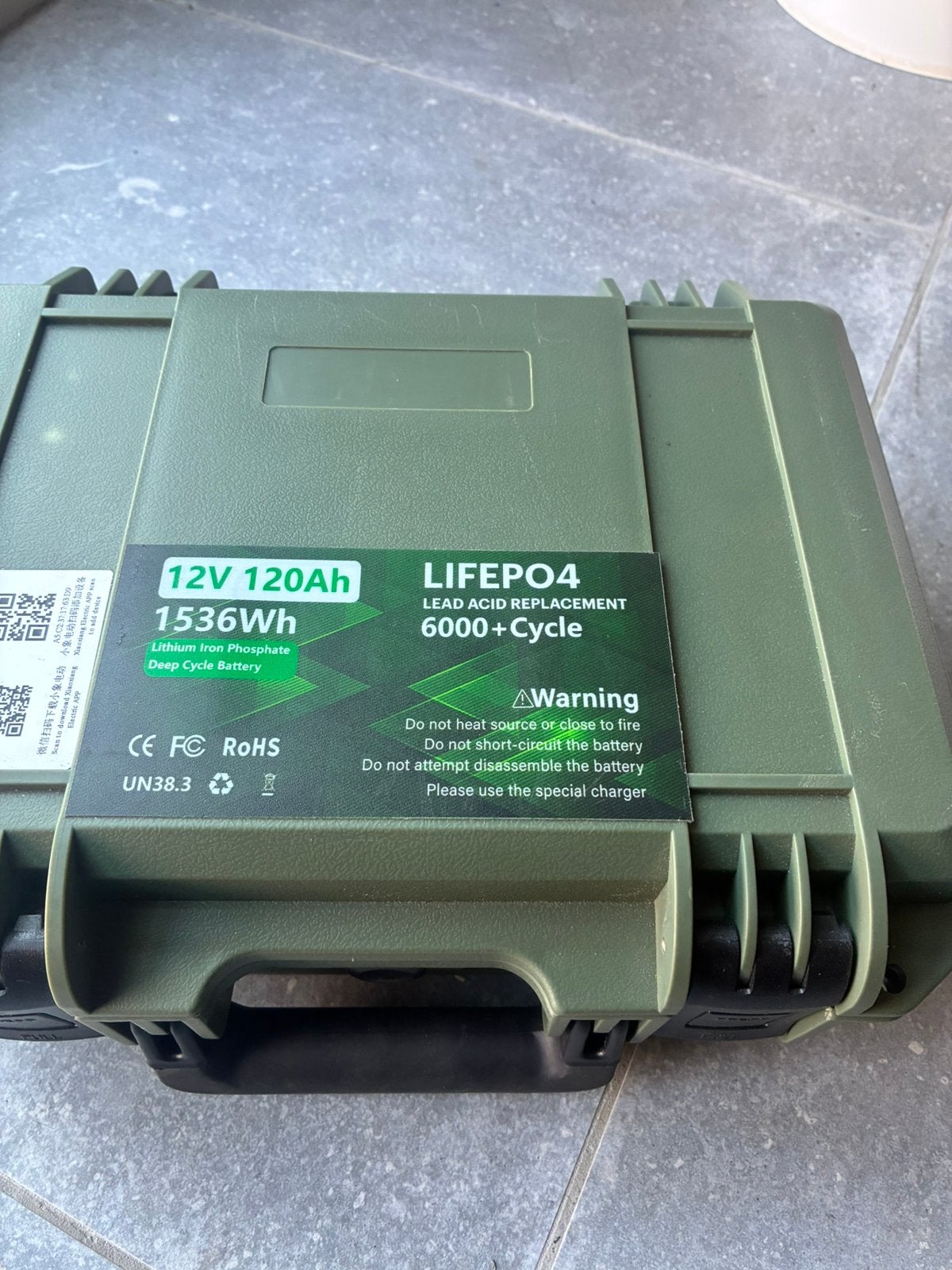 Nieuw lifepo4 lithium batterij, Watersport en Boten, Ophalen, Zo goed als nieuw
