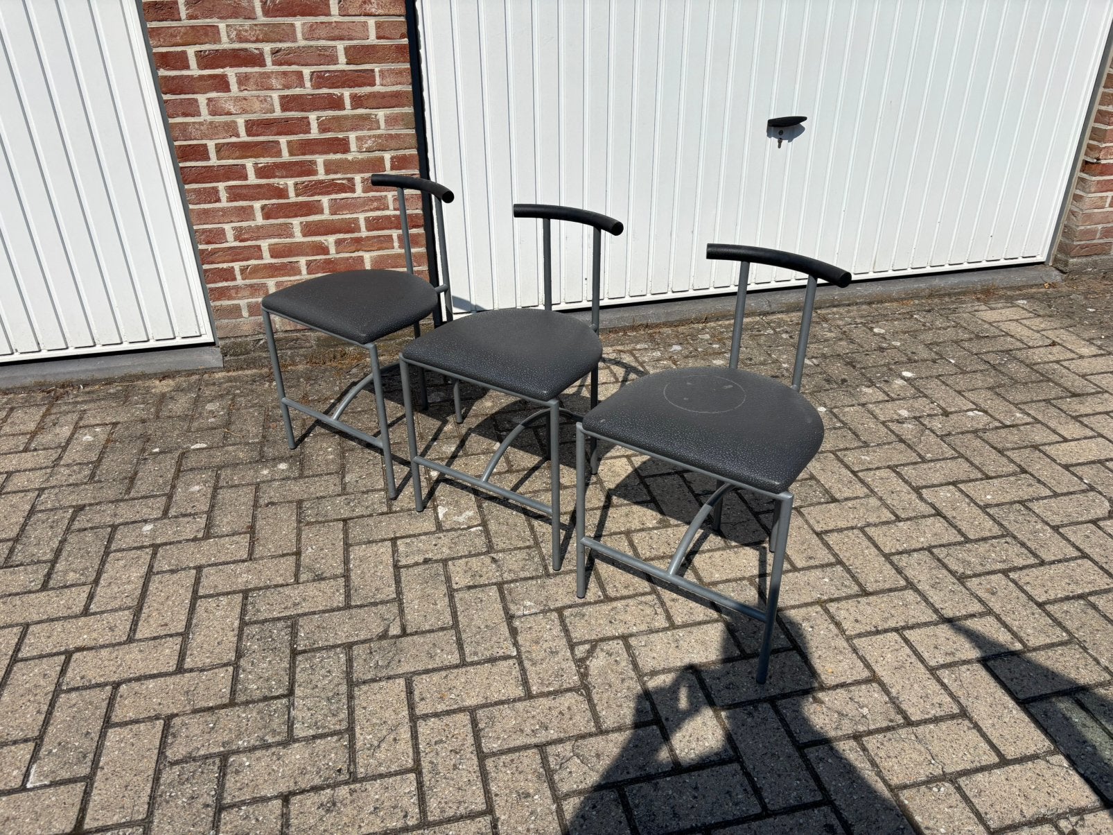 ️ 🇯🇵 Vintage design stoelen, Ophalen, Gebruikt