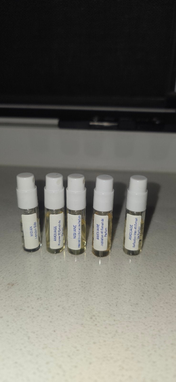 Samples amouage, nishane, widian, Enlèvement ou Envoi