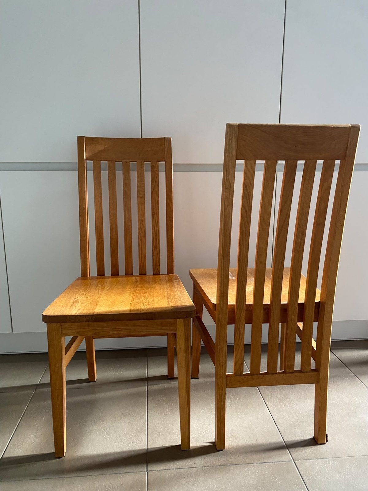 Eikenhouten stoelen, Maison & Meubles, Enlèvement, Comme neuf