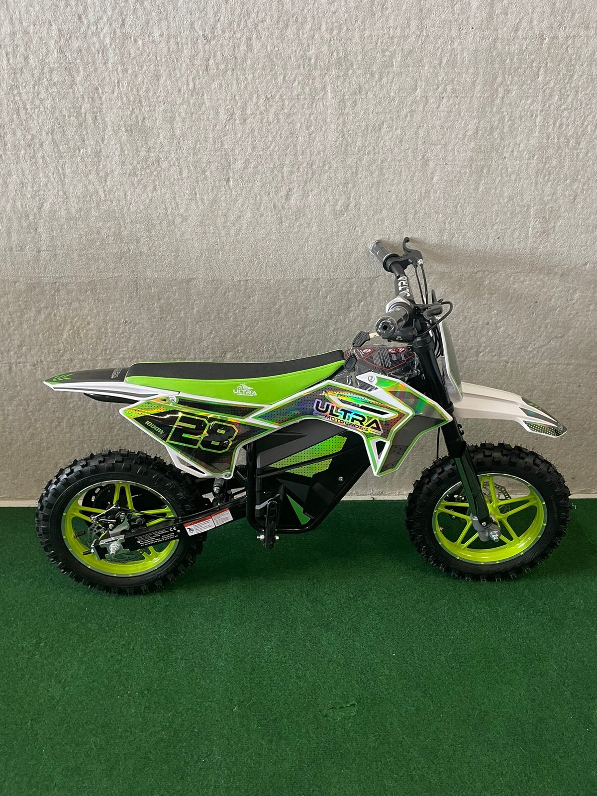 Nieuwe Ultra 1000 watt elektrische groene kinder crossmotor, Enlèvement, Neuf