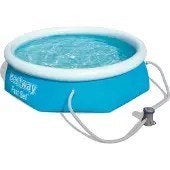 Piscine avec pompe BESTWAY FAST SET 2,44 x 0,61 m - NEUVE, Jardin & Terrasse, Piscines, Neuf, Piscines hors sol, Moins de 80 cm
