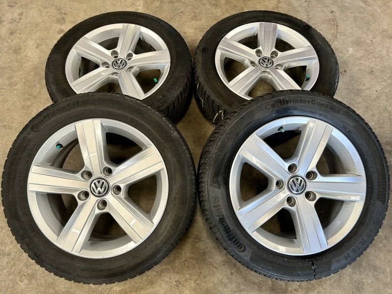 16 inch originele Dover velgen + winterbanden Volkswagen Gol, Autos : Pièces & Accessoires, Pneus et Jantes, Pneus hiver, 16 pouces