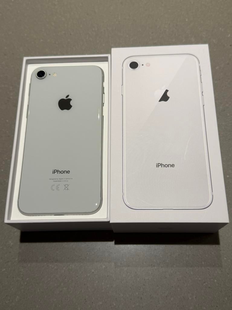 Apple iPhone 8 Silver, Telecommunicatie, Mobiele telefoons | Apple iPhone, Ophalen, 83 %, Wit, Zo goed als nieuw