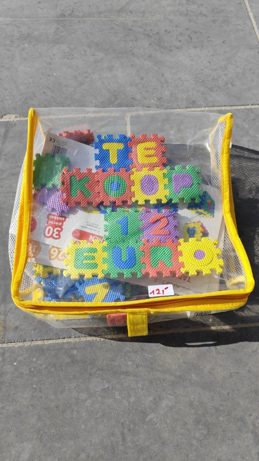 Nieuw educatief speelgoed. 72 mini foam/Eva puzzelstukjes, Ophalen of Verzenden, Nieuw, Taal en Lezen