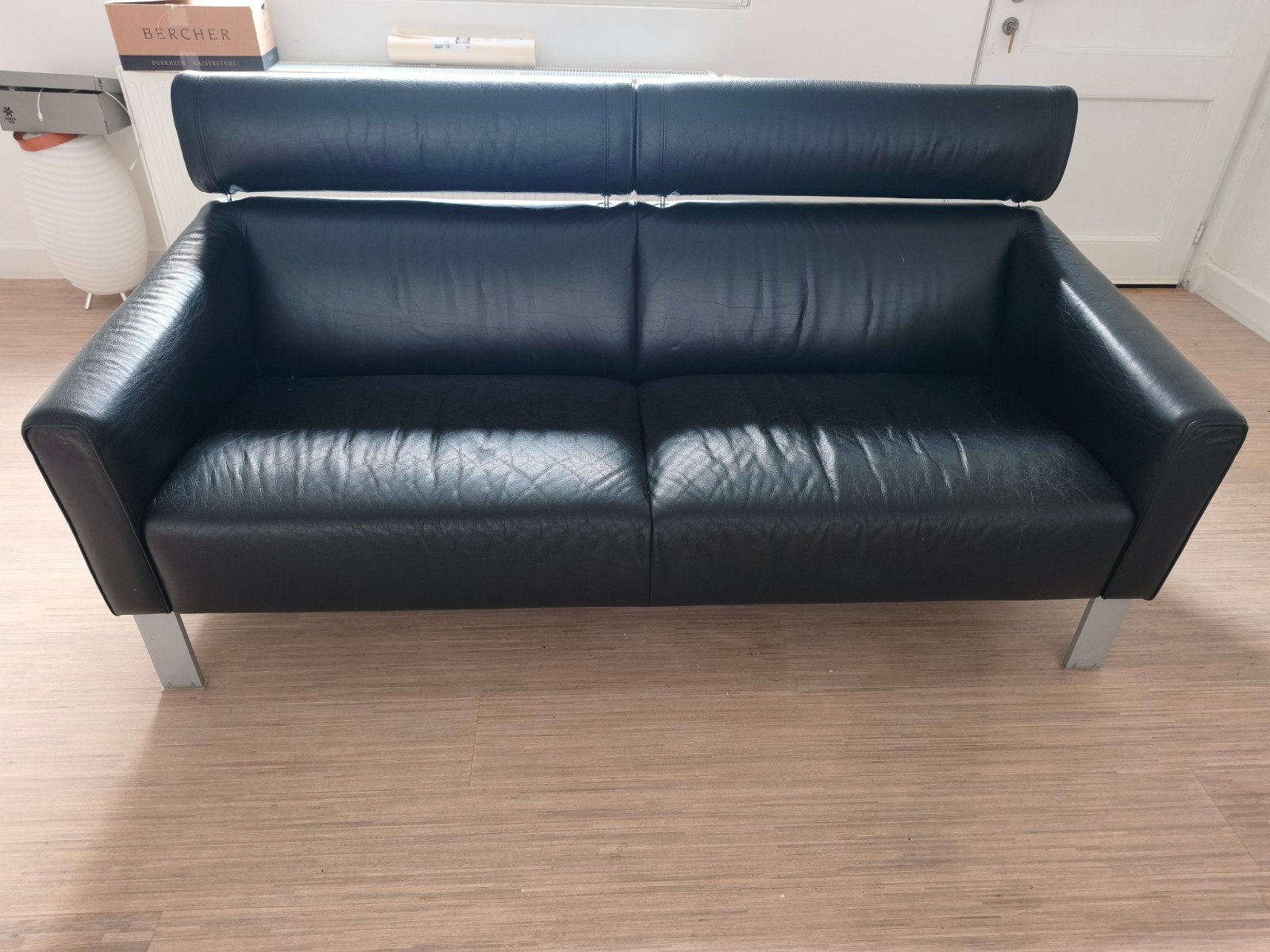 Canapé en cuir Leolux, Maison & Meubles, Canapés | Salons, Comme neuf, Enlèvement, Trois personnes, 75 à 100 cm