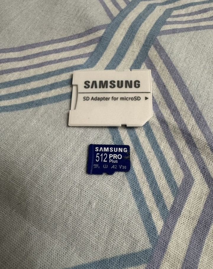 Samsung Pro Plus 512 GB, Geschikt voor 4K video, Fotocamera, Ophalen of Verzenden, Zo goed als nieuw
