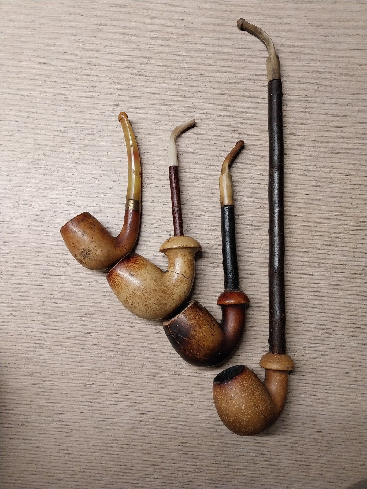 verzameling oude pijpen, Verzamelen, Ophalen of Verzenden