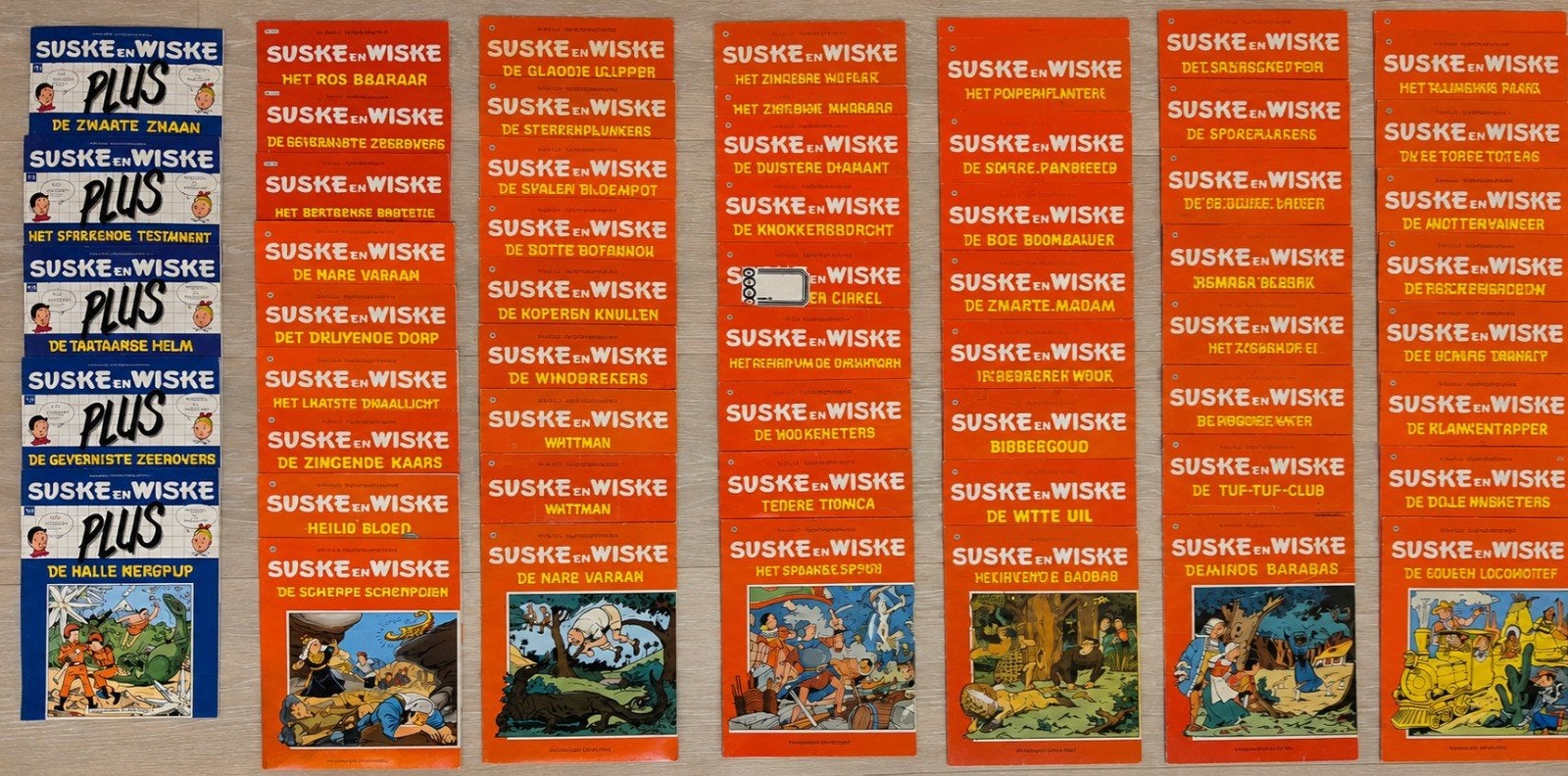 Suske en Wiske strips te koop – 58 albums, Livres, BD, Plusieurs BD, Enlèvement ou Envoi, Utilisé, Willy Vandersteen
