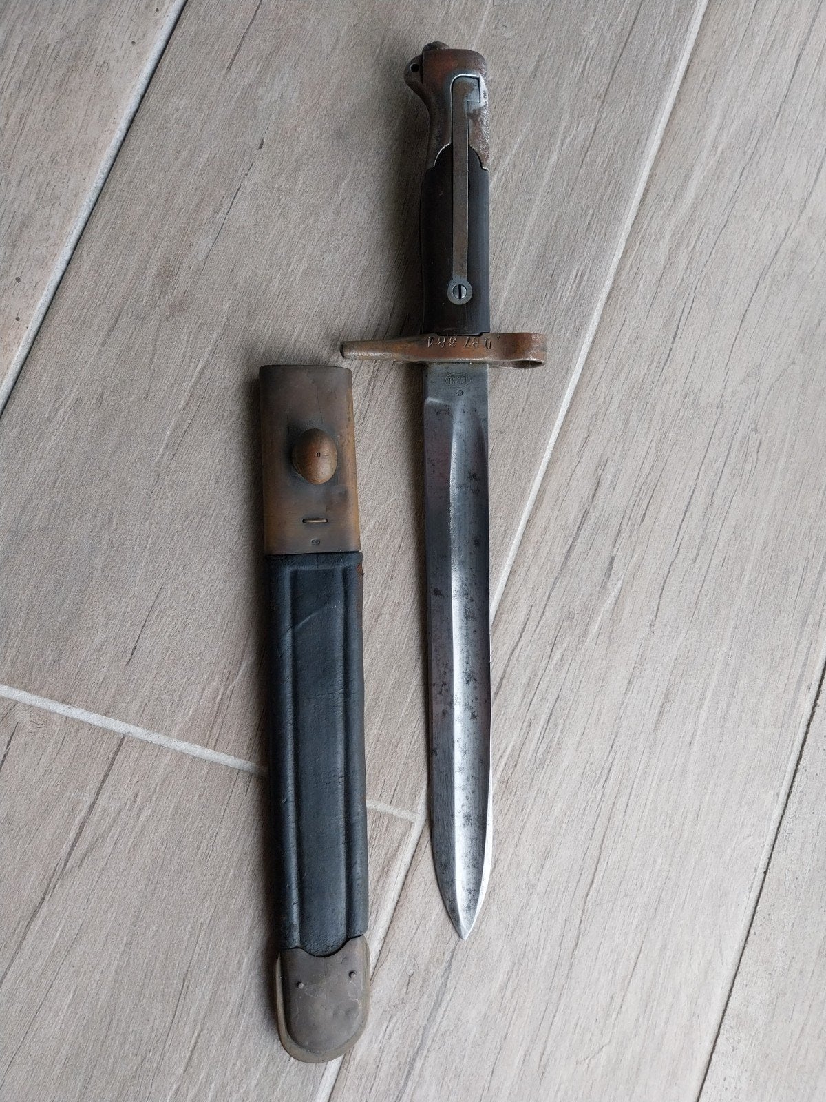 Italiaanse vetterli bajonet m1871 wo1 Zeldzaam, Verzamelen, Ophalen of Verzenden