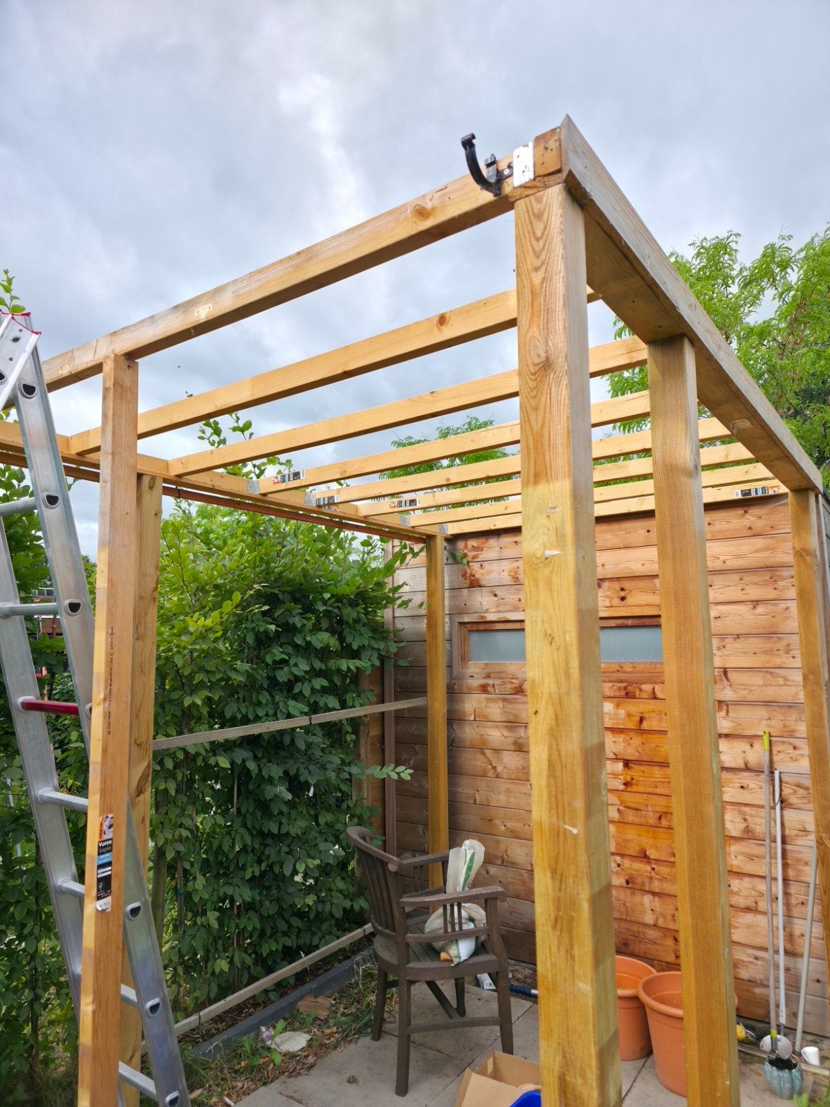 OverKapping houten, Tuin en Terras, Overkappingen, Ophalen, Carport