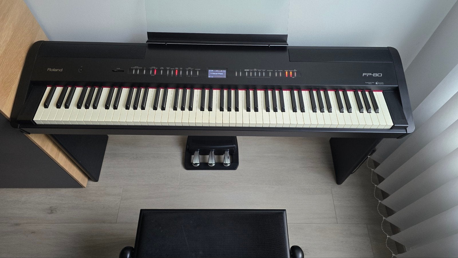 Roland FP-80 Digitale Piano – Topstaat! Incl. onderstel, Enlèvement, Piano