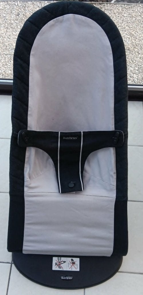 Babybjorn wipper wipstoel grijs/zwart, Ophalen, Gebruikt, Wipstoel