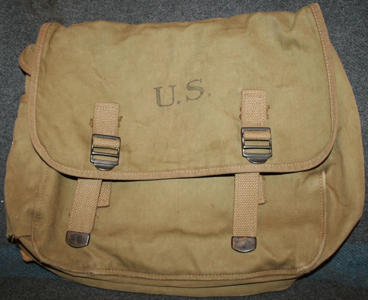 Wo2 us army musette bag 1942, Collections, Enlèvement ou Envoi