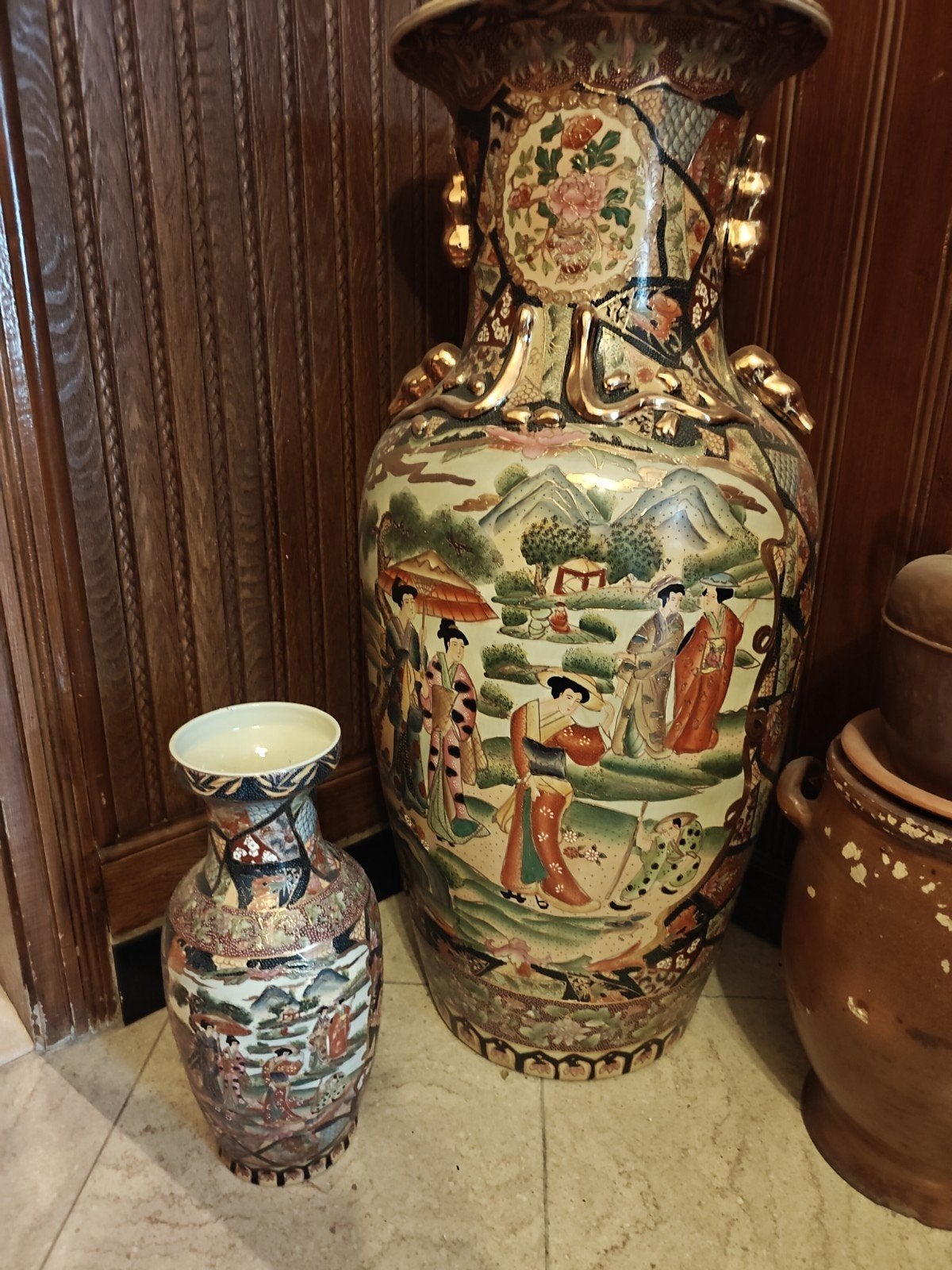 chinese vazen, Ophalen