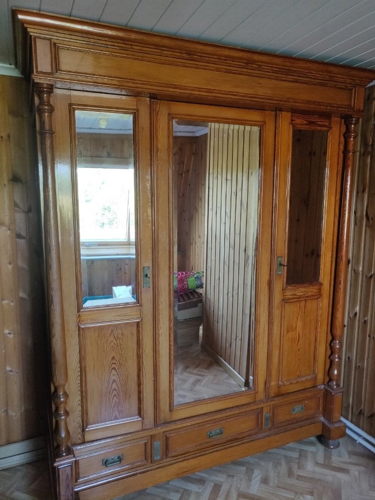 Prachtige Antieke slaapkamer (Pitchpine /Massief), Ophalen