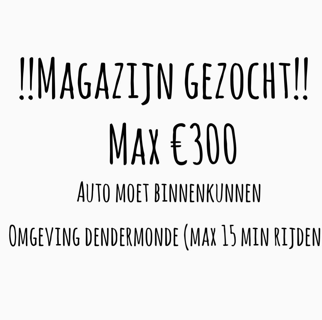 Magazijn gezocht, Immo, Garages & Places de parking, Province de Flandre-Orientale