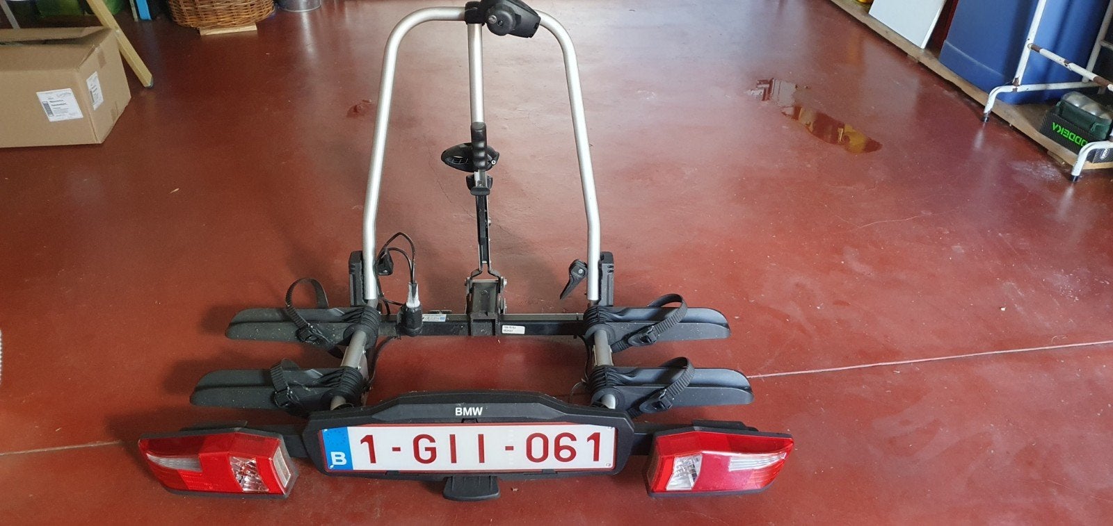 Fietsrek  van bmw, Auto diversen, Fietsendragers, Ophalen, Zo goed als nieuw, 2 fietsen, Trekhaakdrager