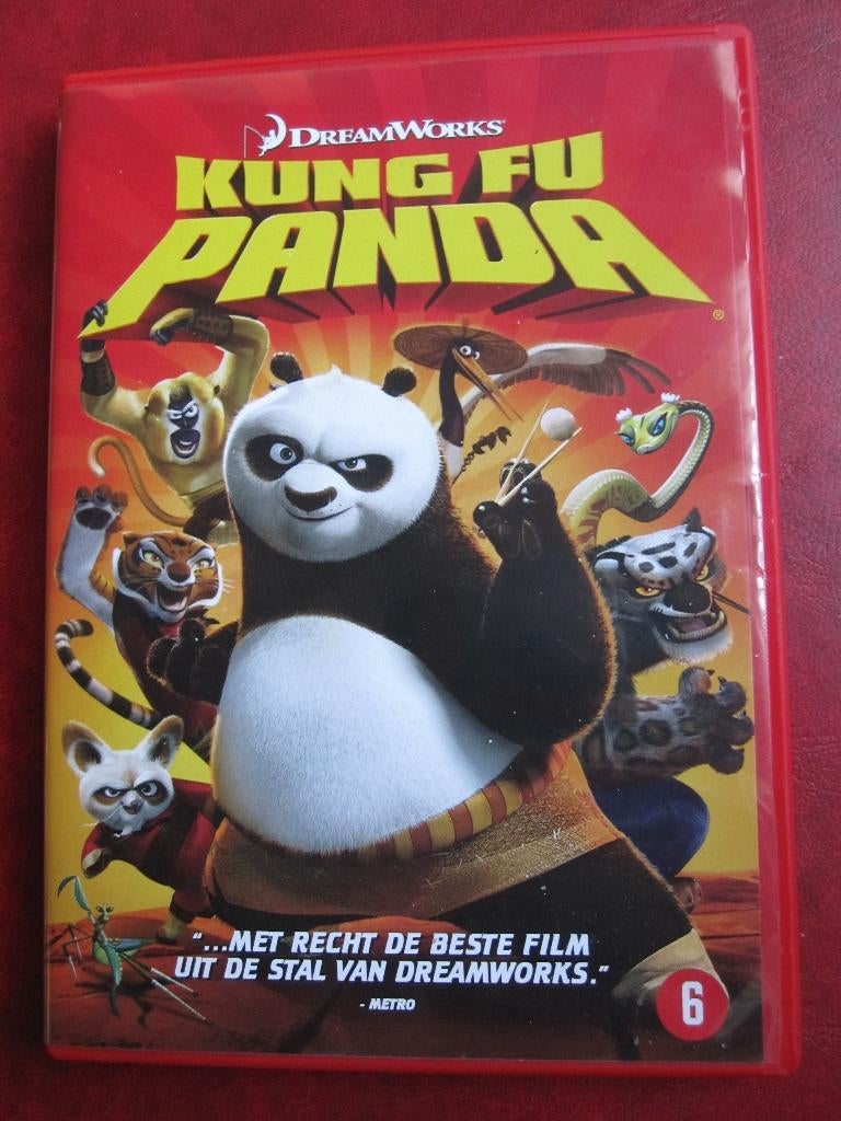 Kung Fu Panda (2008), Cd's en Dvd's, Dvd's | Tekenfilms en Animatie, Zo goed als nieuw, Amerikaans, Tekenfilm, Vanaf 6 jaar, Ophalen of Verzenden