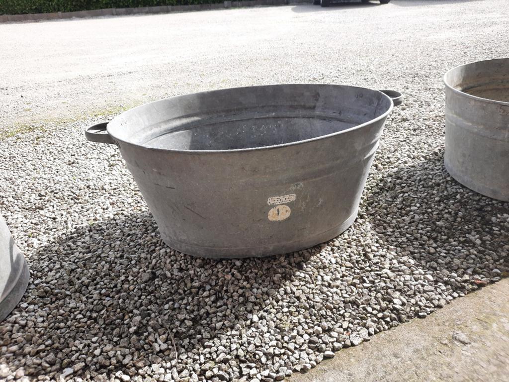 Bloembakken gegalvaniseerd 3 voor 125€, Tuin en Terras, Bloembakken en Plantenbakken, Ophalen, Tuin