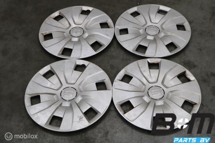 Org 15 inch wieldoppen Seat Ibiza 6J 6J0601147E, Auto-onderdelen, Banden en Velgen, Gebruikt, Band(en)