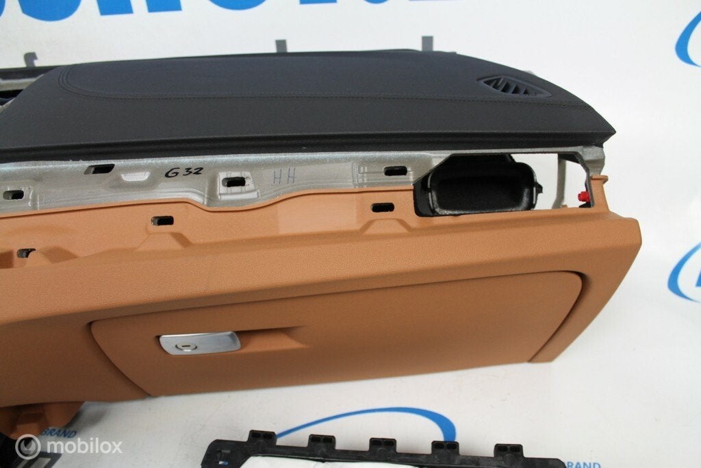 Airbag set Dashboard M leer bruin HUD BMW 5 G30 (2017-....), Auto-onderdelen, Gebruikt, Ophalen of Verzenden