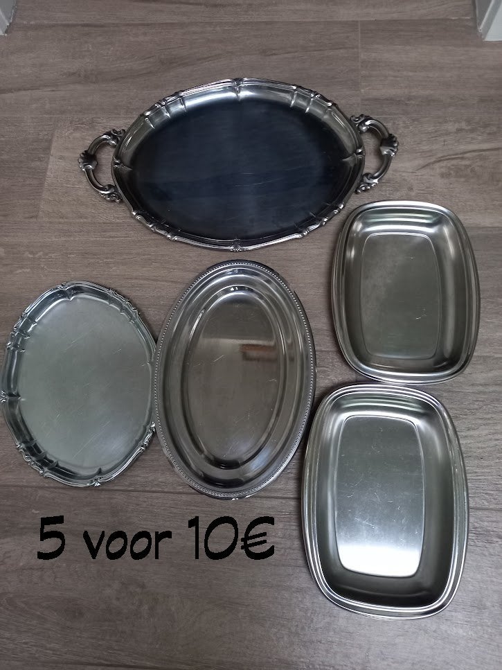 serveerschalen vanaf 1€/stuk, Enlèvement