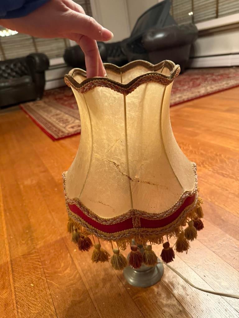 Vintage - Lamp te herstellen of lampenkap enkel, Ophalen